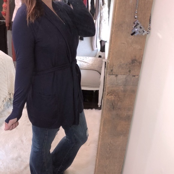 Matilda Jane blue belted cardigan wrap size small - Picture 4 of 8